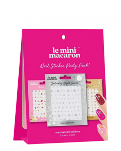 Le Mini Macaron Mini Nail Stickers Party Pack 3 pack